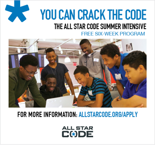 The All Star Code Summer Intensive Will Be Held In Manhattan From