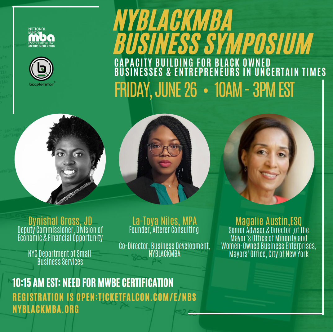 Small Business Symposiums NYBlackMBA